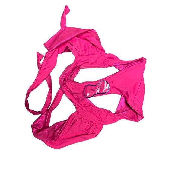 Urban Outfitters & Out From Under, Metallic Pink One-Piece Swimsuit, Medium, NWT - Picture 4 of 8